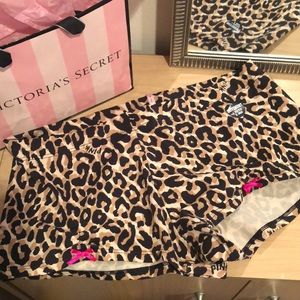 Leopard print boy shorts